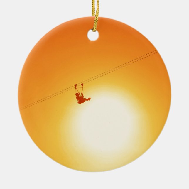 zipline keramik ornament (Vorne)
