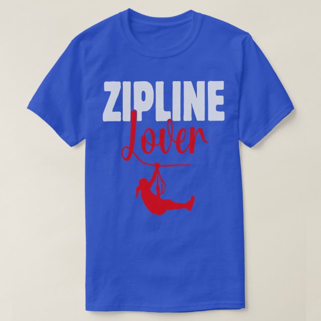 Zipline Lover Design for Adventure Enthusiasten TS T-Shirt (Design vorne)
