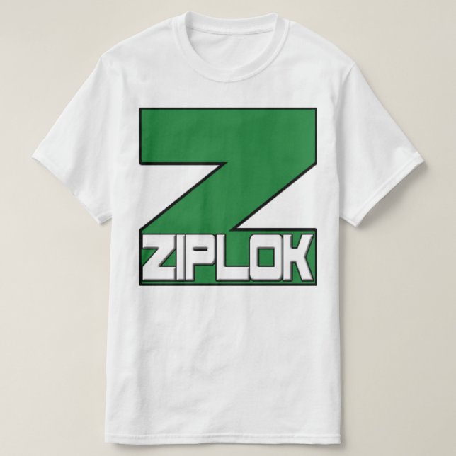 Ziplok grüne T T-Shirt (Design vorne)
