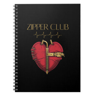 ZIPPER CLUB, Herztransplantation, Operation des of Notizblock