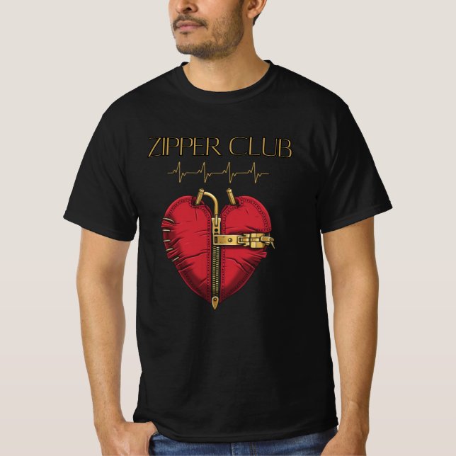 ZIPPER CLUB, Herztransplantation, Operation des of T-Shirt (Vorderseite)