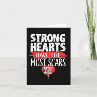 Zipper Club Mitglied Offenes Herz Operation Surviv Karte