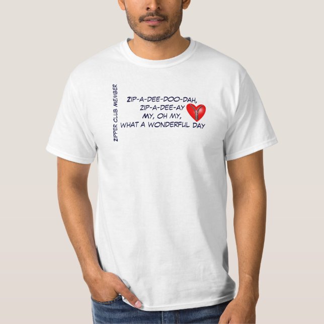 Zipper Club Mitglied T-Shirt (Vorderseite)