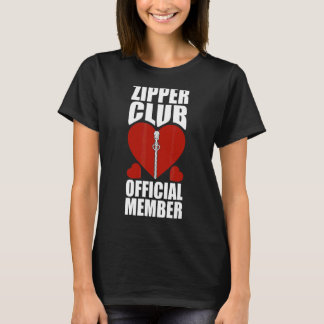 Zipper Club Offenes Herz Operation Erholung Surviv T-Shirt