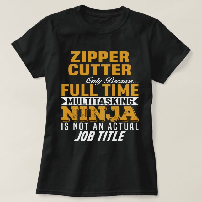 Zipper Cutter T-Shirt (Design vorne)