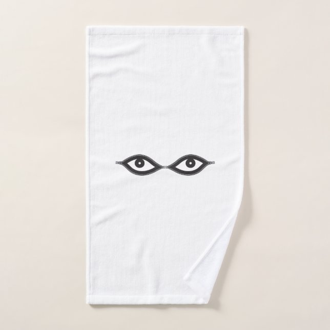 Zipper eyes (Serviette à main)