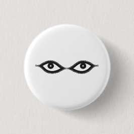 Zipper Eyes Button
