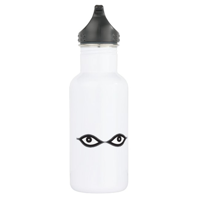 Zipper Eyes Edelstahlflasche (Rechts)