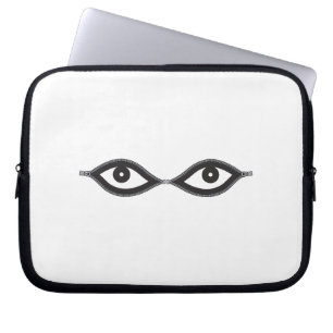 Zipper Eyes Laptopschutzhülle