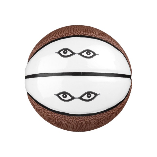Zipper Eyes Mini Basketball (Vorderseite)