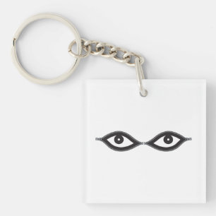 Zipper Eyes Schlüsselanhänger