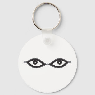 Zipper Eyes Schlüsselanhänger
