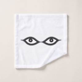 Zipper Eyes Waschlappen