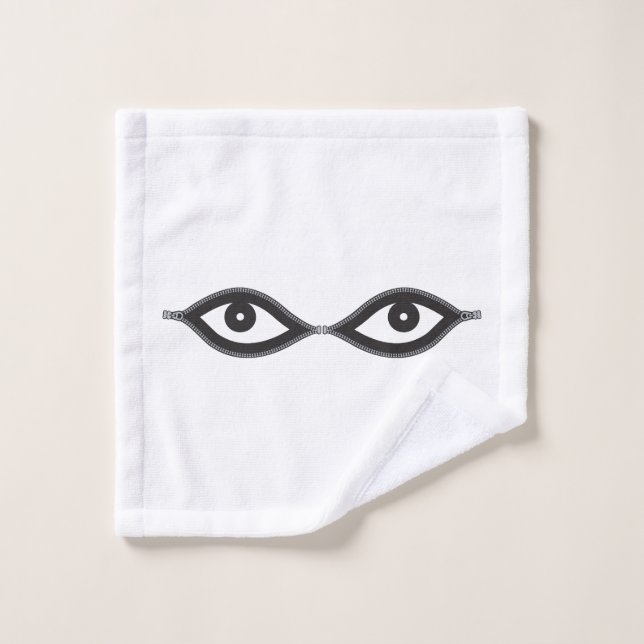 Zipper Eyes Waschlappen (Waschlappen)