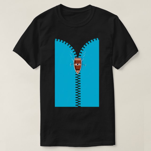 Zipper Ocean T-Shirt (Design vorne)