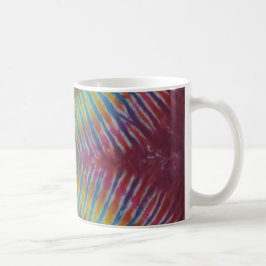 Zipper V-Muster Gefärbte Krawatte Streifen Kaffeetasse