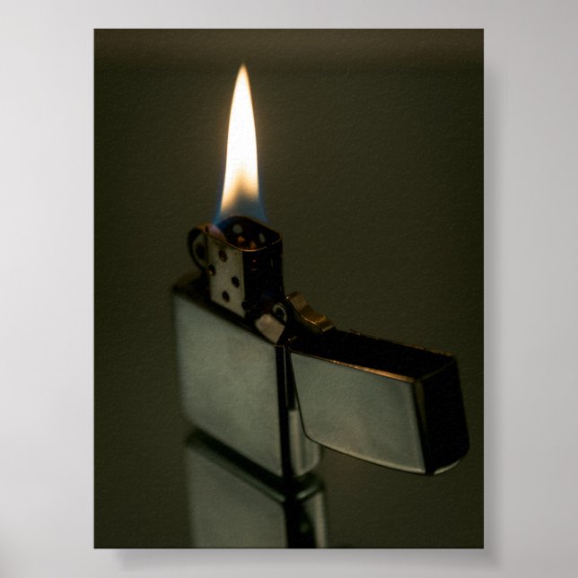 Zippo Feuerzeug. Schöne Kunst Poster (Vorne)