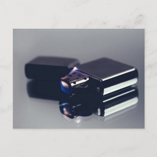 Zippo Feuerzeug. Schöne Kunst Postkarte (Vorderseite)