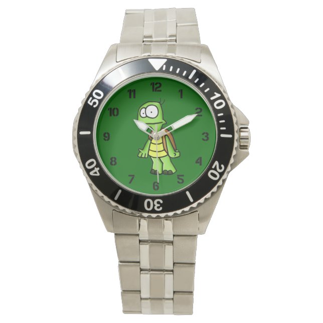 Zippy the Turtle Armbanduhr (Vorderseite)