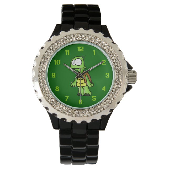 Zippy the Turtle Armbanduhr (Vorderseite)