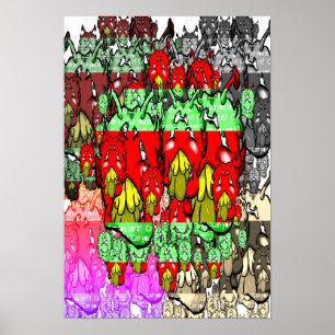 Zippy Trippy Alien Dazs Green Tooth x5 Poster