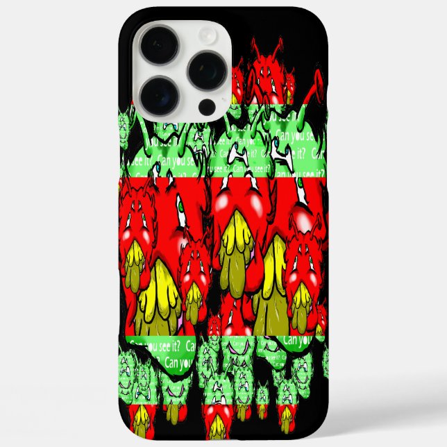 Zippy Trippy Alien Dazs iPhone 16 Pro Max Hülle (Rückseite)