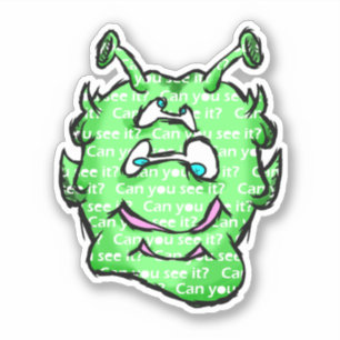 Zippy Trippy Alien Dazs können Aufkleber