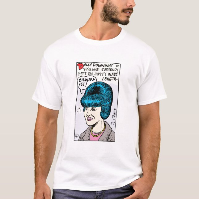 Zippys dritter Cousin, Transportwagen-Niederwerfen T-Shirt (Vorderseite)
