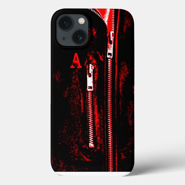 Zips Red print coque iphone (Verso)