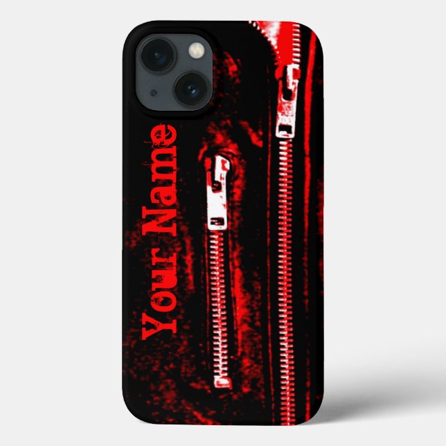 Zips Red Print Name iPhone Gehäuse Case-Mate iPhone Hülle (Rückseite)