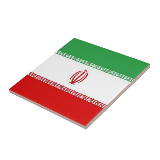 zIR001 Iran FLAG Iran, Fliese (Seite)