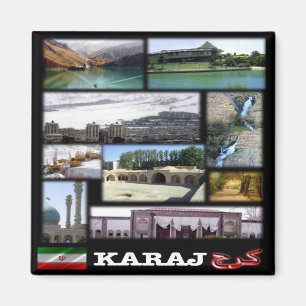 zIR003 KARAJ, Iran, Naher Osten, Asien, Kühlschran Magnet