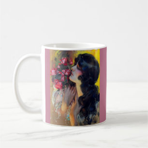 Zirka 1910 Traum von Rose Kaffeetasse