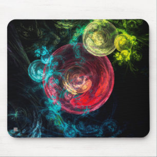 Zirkel der abstrakten Kunstgalaxie Mousepad