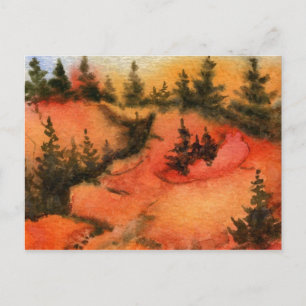 "Zirkel der Pines" Postkarte für Landstraßen