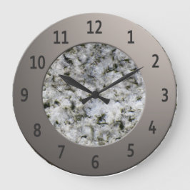 Zirkel der weißen Granitfelsen Große Wanduhr