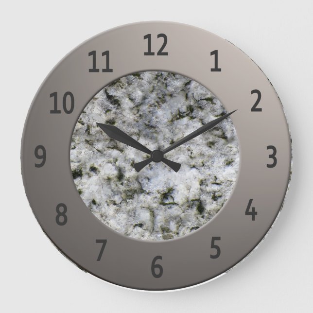 Zirkel der weißen Granitfelsen Große Wanduhr (Vorderseite)