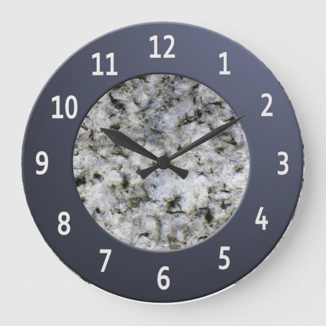 Zirkel der weißen Granitfelsen Große Wanduhr (Vorderseite)