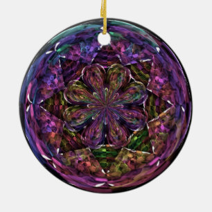 Zirkel Keramik Ornament