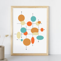 Zirkel Mitte Jahrhundert Moderne Stilelemente
