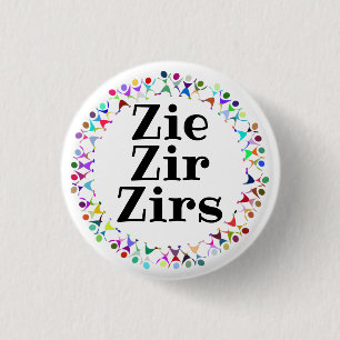 Zirkel von Zie Zir Pronouns im Zirkus der menschli Button