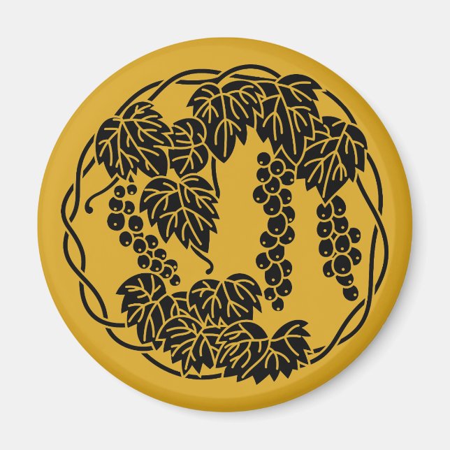 Zirkeltrauben Magnet (Vorne)