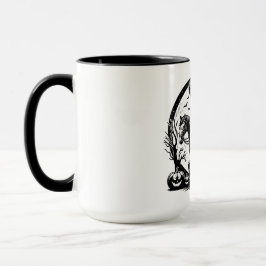Zirkulardesign des kopflosen Horsemans Tasse