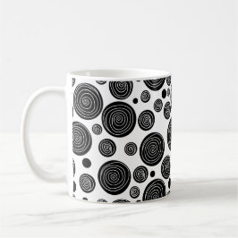 🌀 zirkuläre Bewegung: Die wirbelnde Polka-Tasse Kaffeetasse