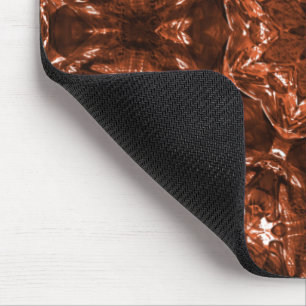Zirkulärer Kaleidoskop rötlich-brauner Erde Mousepad