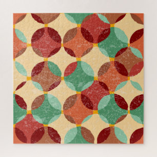 Zirkuläres Mosaikmuster, geometrische Abbildung.
