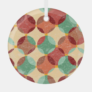 Zirkuläres Mosaikmuster, geometrische Abbildung. Ornament Aus Glas