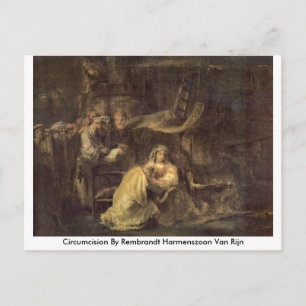 Zirkulation durch Rembrandt Harmenszoon Van Rijn Postkarte