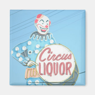 Zirkus-Alkohol-Clown-Magnet Magnet