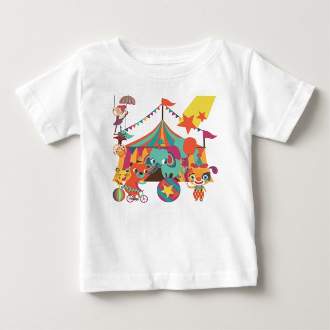 Zirkus-Ausführende Baby T-shirt (Vorderseite)
